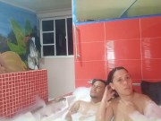 My lover gives my cock a good fuck in the jacuzzi 2/16