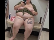 Fucking my pussy and ass in a dressing room 13/16