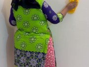 Big Tits & Big Ass Arab Maid Clean My Room When I was Masturbat Then She gets Hot & want Sex & Naked 11/16