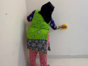 Big Tits & Big Ass Arab Maid Clean My Room When I was Masturbat Then She gets Hot & want Sex & Naked 4/16