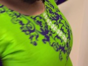 Big Tits & Big Ass Arab Maid Clean My Room When I was Masturbat Then She gets Hot & want Sex & Naked 8/16