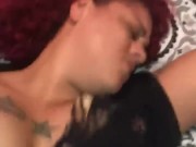 Ebony Milf getting cock from guy next door 2/16