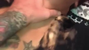 Ebony Milf getting cock from guy next door