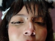 Catgirl sucks her buttplug and fucks her ass 11/16