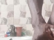 Africa guy xrastamfk getting BBC shaved 16/16