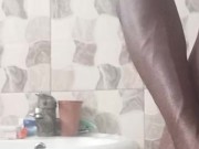 Africa guy xrastamfk getting BBC shaved 4/16