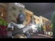 Caught Stroking This Pretty Dick In Front Of The Courtyard Hotel 8/16