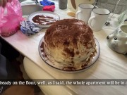 Home live. Cooking a cake 16/16
