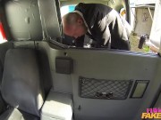 Female Fake Taxi Rebecca More threesome with two married men on their way home from work 4/16