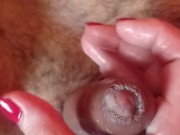 Intimate moments after orgasm, a little stroking 13/16