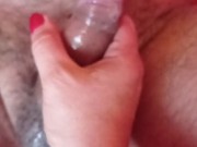 Intimate moments after orgasm, a little stroking 7/16