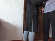 turkish delivery boy is SHOCKED when cheating arab wife lets him cum inside her pussy 4/16