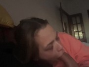 I get him to eat his cock on the first date, 18 years old 2/16