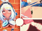 【原神】壁穴にハマったムアラニが壁尻中出しセックスされる3Dエロアニメーション。(むあらにpart3。Genshin Mualani hole in the wall sex.玛拉妮隔墙性爱) 4/16
