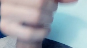 Desperate Guy Drops Big Load in Workplace Bathroom