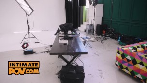 Hot and heavy sex scene with petite model Lia Lin