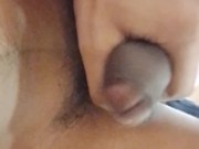 Horny Solo Man Masturbating on bed 8/16