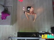 Lil Mia Fingering Pussy Filming on top 10/16