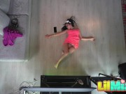 Lil Mia Fingering Pussy Filming on top 4/16