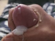 Stroking myself until Thick cum shot 11/16