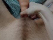 DILDO IN PUSSY JERKING OFF IN HOTEL