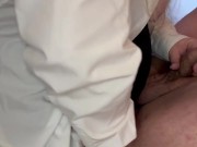 Can’t pay the builder so I peg his virgin ass wearing a strap on dildo dirty talk anal domination 13/16