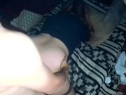 cogemos de perrito en la cama con rubia de pelo largo 11/16