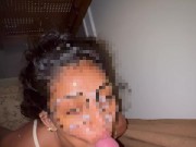 Big ass Asian teen takes a facial after backshots 14/16