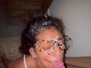 Big ass Asian teen takes a facial after backshots 15/16