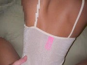 Big ass Asian teen takes a facial after backshots 9/16