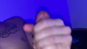 Stroking my perfect COCK until I CUM !