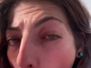 Suck and fuck my avatar dildo in bath 3/16