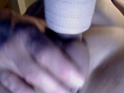 Watch me fuck another homemade toy and cum all over the place 4/16