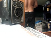 relaxing after shower 10/16