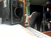 relaxing after shower 6/16