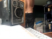 relaxing after shower 7/16