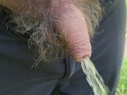 Pissing outdoors yummy 4/16
