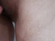 Wife masturbates in the shower 11/16