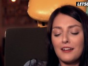 StepSisters Oxana Chic & Katy Rose Fucked by Stranger At The Hostel Full Scene 10/16