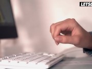 StepSisters Oxana Chic & Katy Rose Fucked by Stranger At The Hostel Full Scene 8/16