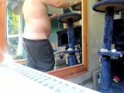 half nude waiting on webcam 2/16