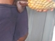 Mb michel12 is back again with his nasty stuff 💋i FUCKED my  pineapple & cum in it, I rock 🖤 7/16