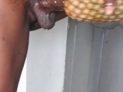 Mb michel12 is back again with his nasty stuff 💋i FUCKED my  pineapple & cum in it, I rock 🖤 9/16