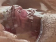 Big large clit rubbing in bathtub 9/16