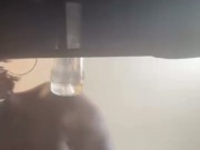 Dick Cream - Cumshot w/ Clear Fleshlight 1/16