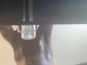 Dick Cream - Cumshot w/ Clear Fleshlight 13/16