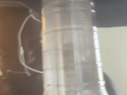 Dick Cream - Cumshot w/ Clear Fleshlight 16/16