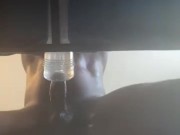 Dick Cream - Cumshot w/ Clear Fleshlight 5/16