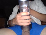 my pump always fogs up...watch my cock throb 7/16