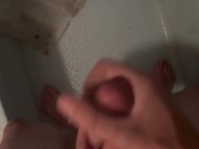 Shower time with sock 11/16